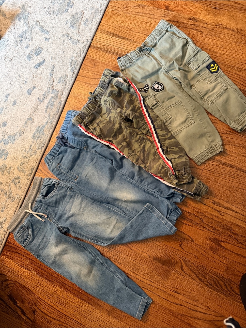 Casual 4T Boys Jeans and  Cargo Bundle